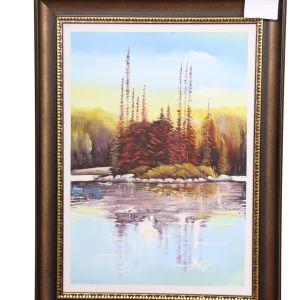 Tableau à l’huile – Paysage naturel