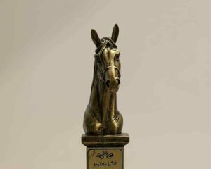 تحفة فنية يدوية الصنع – رأس الحصان