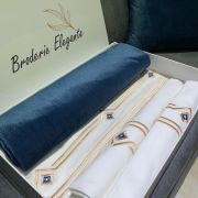 شراشف سرير مطرزة فاخرة