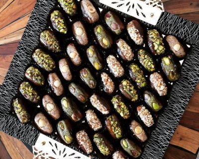 علبة تمور مغلفة