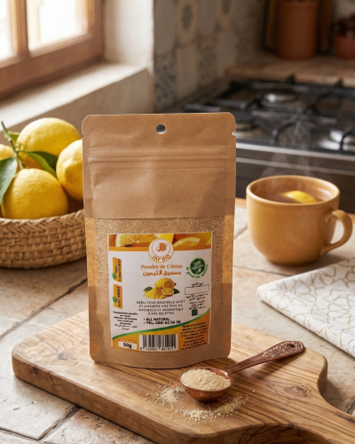 poudre de citron séché مسحوق الليمون المجفف