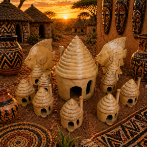 African hut